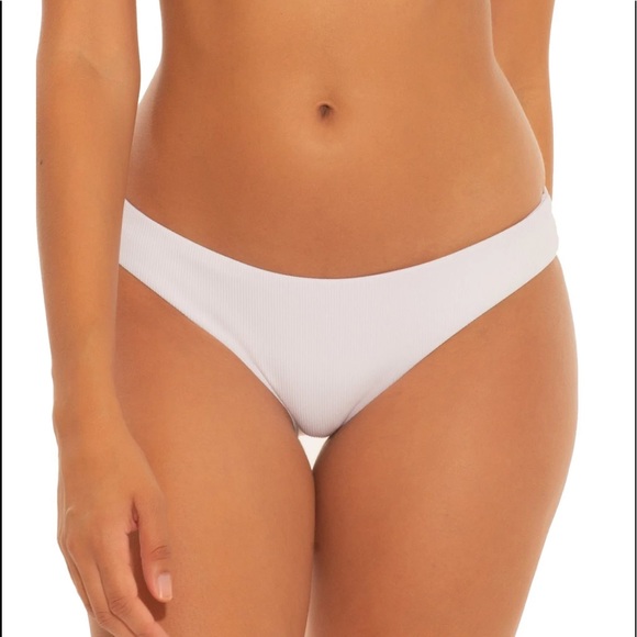 Becca Adela Fine Line Ruched Hipster Bikini Bottom - Picture 2 of 12